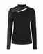 Лонгслів Twist з вирізом під пальчик, Кулір Чорний