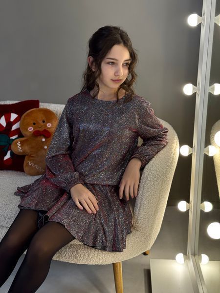 Блуза Люрекс, Чорна