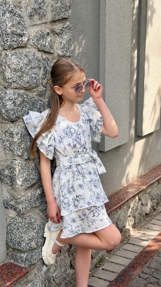 Сукня з подвійною спідницею, Муслін Діор
