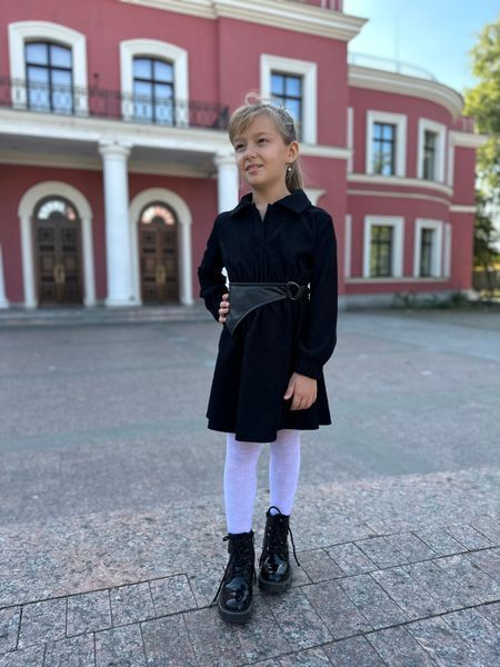 Сукня сорочка Вельвет, Чорна