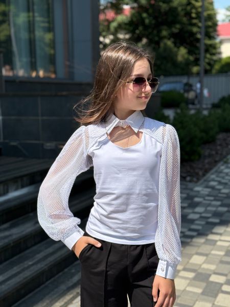 Майка Кулір + Кроп з комірцем