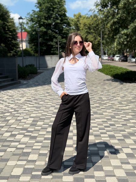 Майка Кулір + Кроп з комірцем