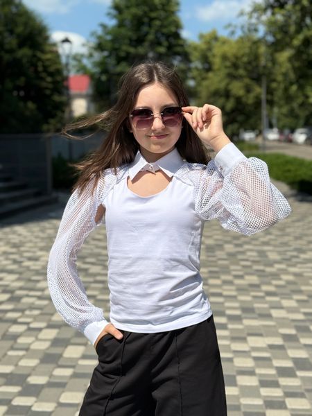 Майка Кулір + Кроп з комірцем