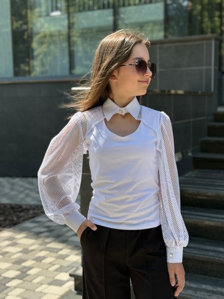 Майка Кулір + Кроп з комірцем