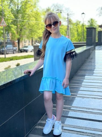 Сукня кулір з фатином, Тіффані