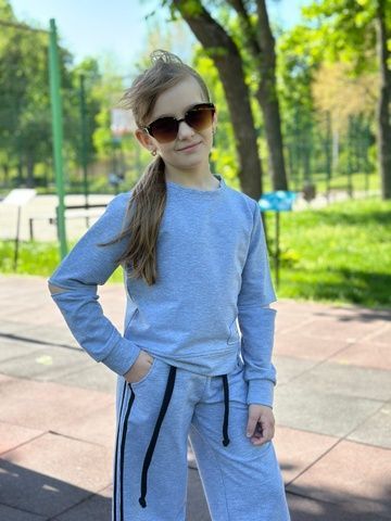 Світшот Барні, 2-х нитка Меланж